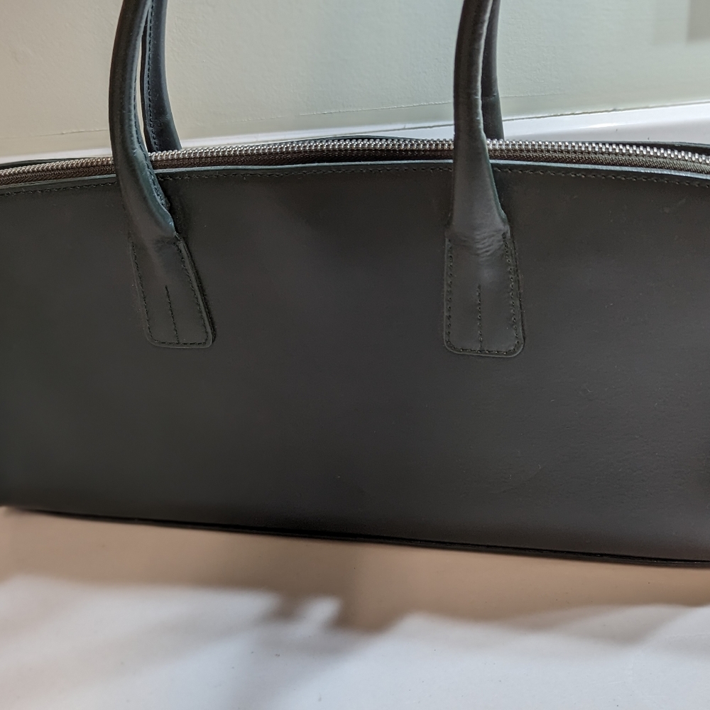 FURLA Brand Forest Green Italian Leather Bag
